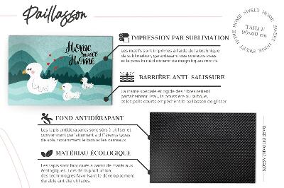 Paillasson extérieur Feuilles géométriques