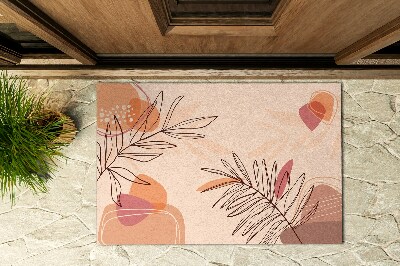 Paillasson extérieur Feuilles géométriques