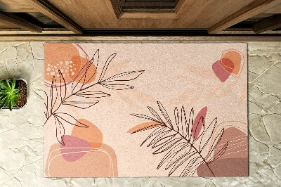 Paillasson extérieur Feuilles géométriques