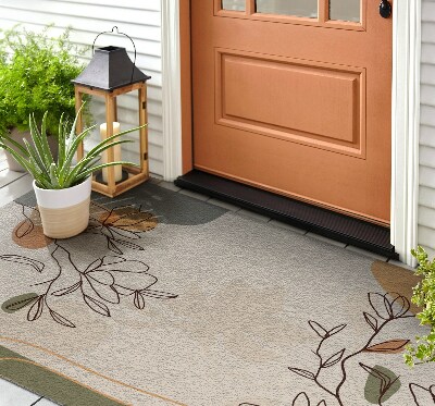 Paillasson extérieur Fleurs géométriques