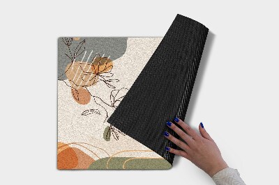 Paillasson extérieur Fleurs géométriques