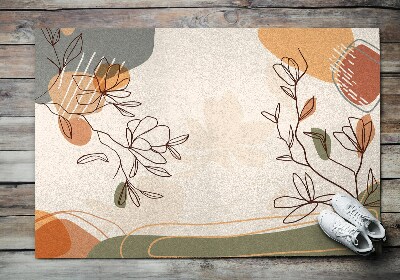 Paillasson extérieur Fleurs géométriques