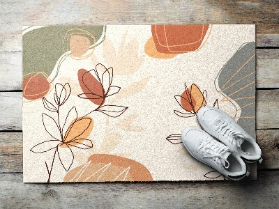 Paillasson extérieur Fleurs géométriques