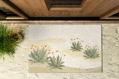 Paillasson extérieur Fleurs du désert