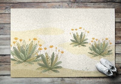 Paillasson extérieur Fleurs du désert