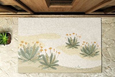 Paillasson extérieur Fleurs du désert