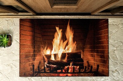 Paillasson extérieur Feu de camp
