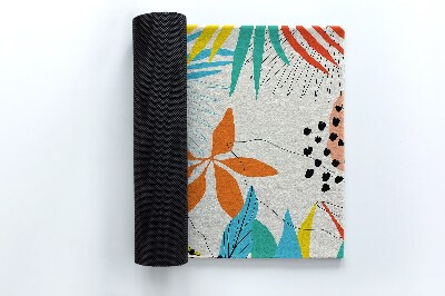 Paillasson extérieur Feuilles et fleurs