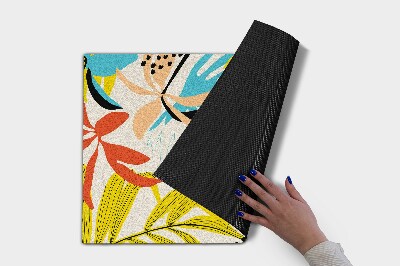 Paillasson extérieur Feuilles et fleurs