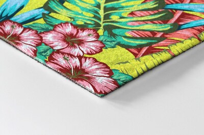 Paillasson extérieur Inscription bienvenue dans la jungle