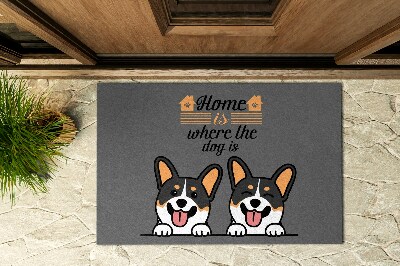Paillasson extérieur Bienvenue aux chiens