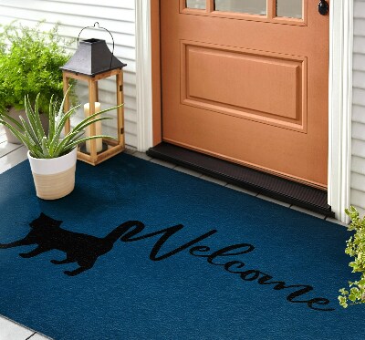 Paillasson extérieur Salutation de chat