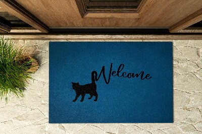 Paillasson extérieur Salutation de chat