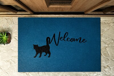 Paillasson extérieur Salutation de chat