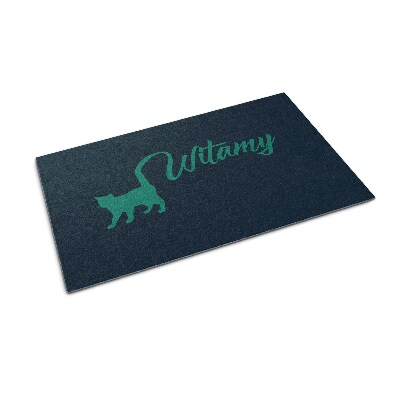 Paillasson extérieur Salutations chat
