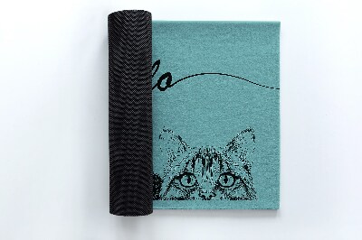 Paillasson extérieur Bonjour chien et chat