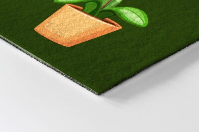 Paillasson extérieur Plantes en pot