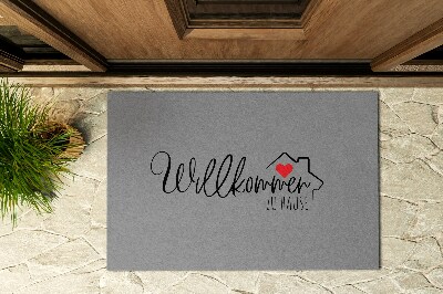 Paillasson extérieur Accueillir!