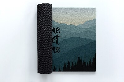 Paillasson extérieur Douces montagnes familiales
