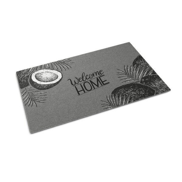 Paillasson extérieur Bienvenue chez vous tropical