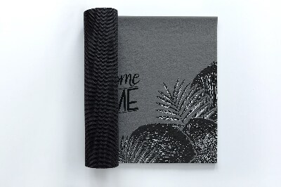 Paillasson extérieur Bienvenue chez vous tropical