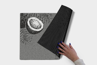 Paillasson extérieur Bienvenue chez vous tropical