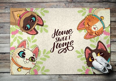 Paillasson extérieur L'inscription chats