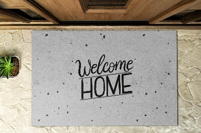 Paillasson extérieur Bienvenue en béton