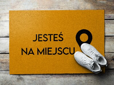 Paillasson extérieur Vous êtes ici marqueur