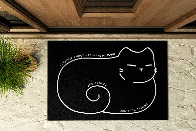 Paillasson extérieur Chaton endormi