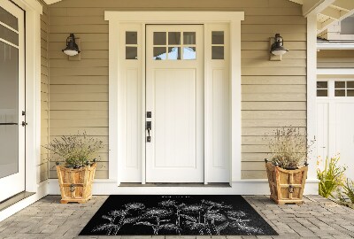 Paillasson extérieur Fleurs d'héliotrope