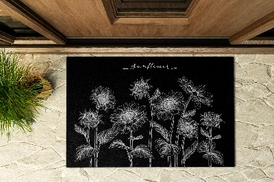 Paillasson extérieur Fleurs d'héliotrope