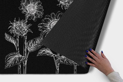 Paillasson extérieur Fleurs d'héliotrope