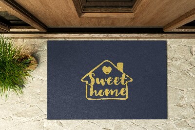 Paillasson extérieur Avec l'inscription home sweet home