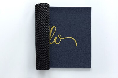 Paillasson extérieur Avec l'inscription bonjour