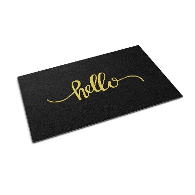 Paillasson extérieur L'inscription bonjour