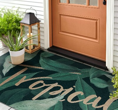 Paillasson extérieur Feuilles exotiques