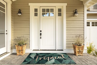 Paillasson extérieur Feuilles exotiques