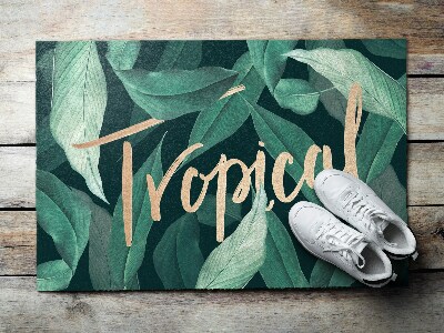 Paillasson extérieur Feuilles exotiques