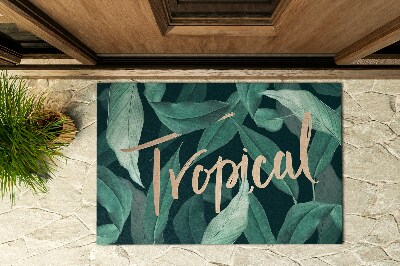 Paillasson extérieur Feuilles exotiques