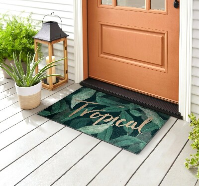 Paillasson extérieur Feuilles exotiques