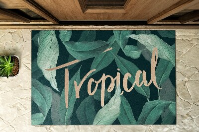 Paillasson extérieur Feuilles exotiques