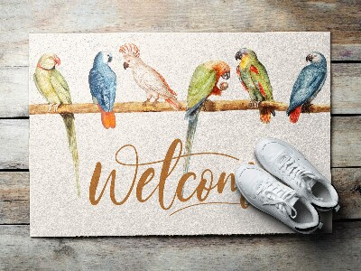 Paillasson extérieur Oiseaux perroquets