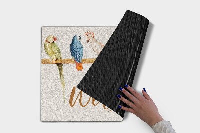 Paillasson extérieur Oiseaux perroquets