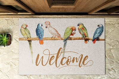 Paillasson extérieur Oiseaux perroquets