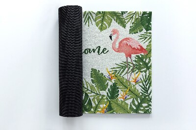 Paillasson extérieur Oiseaux flamants roses