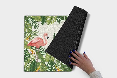 Paillasson extérieur Oiseaux flamants roses