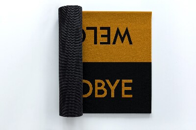 Paillasson extérieur Bienvenue au revoir