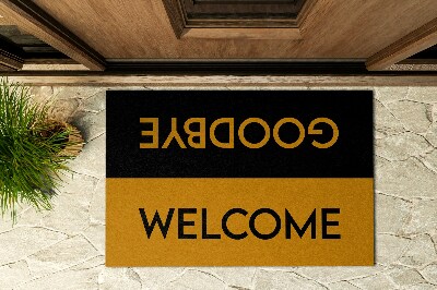 Paillasson extérieur Bienvenue au revoir