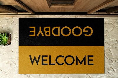 Paillasson extérieur Bienvenue au revoir